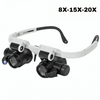 Lentes de Aumento ajustable con luz led
