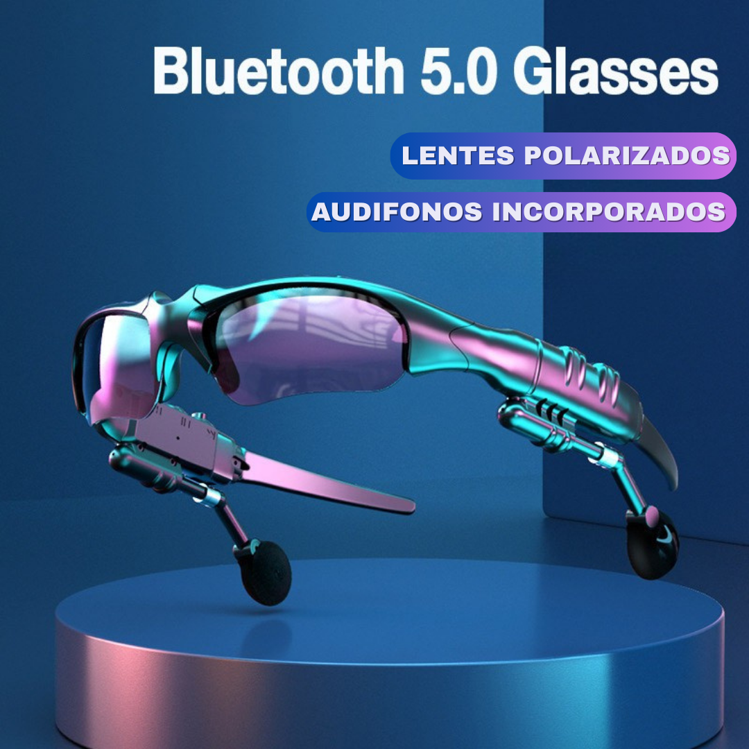 Lentes de sol con audífonos bluetooth incorporados en oferta 2x1