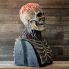 Máscara Realista de Calavera Cráneo con Cerebro Expuesto – Terror de Lujo